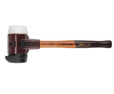 Simplex soft-face hammer with steel housing D60MM