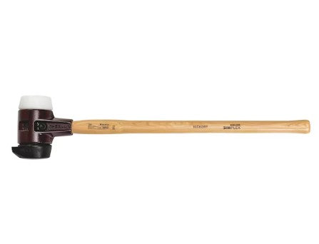 Simplex soft-face hammer with steel housing D80MM