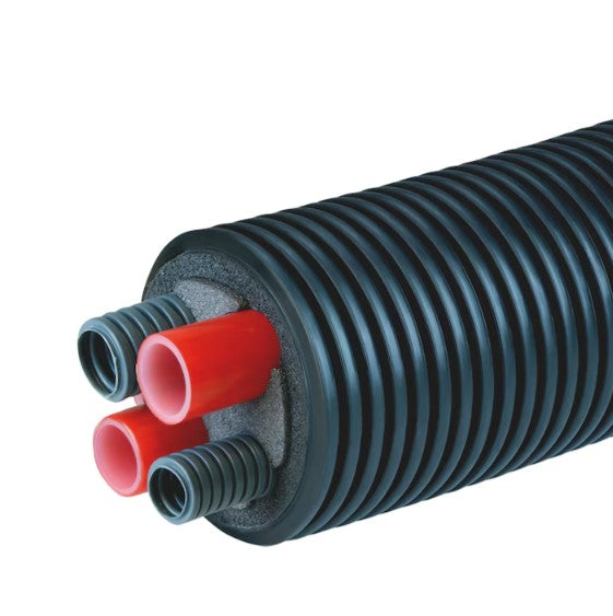 Heat pump pipe, plastic, district heating pipe DN 25